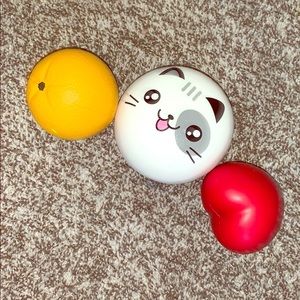 Cat,orange, and heart